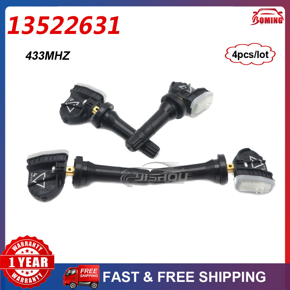 new (4) Tire Pressure Sensor (TPMS) for General Motors for Buick for Chevrolet for GMC 13598773 433MHz