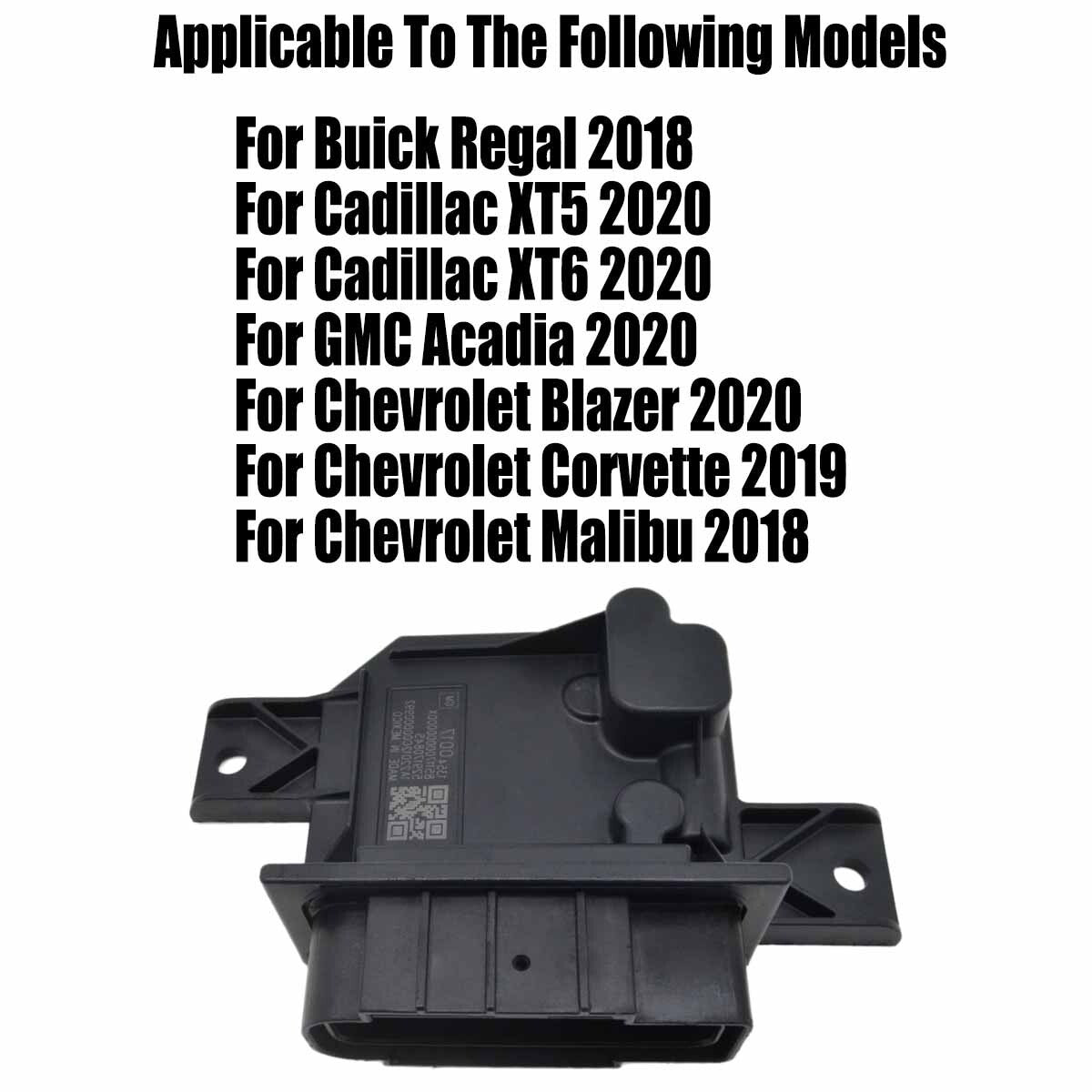 Fuel pump control module 13540017 compatible with XT5, XT6, Malibu, Acadia, and Regal.
