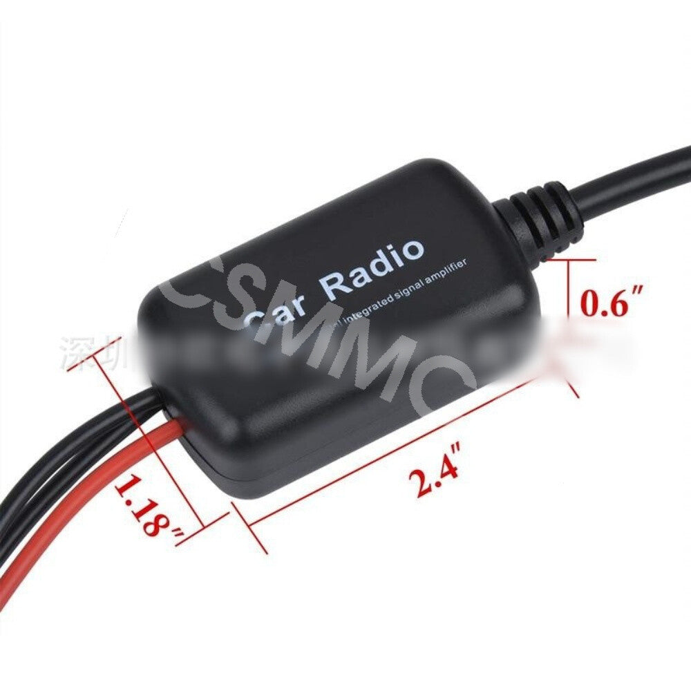 DAB+ FM AM Car Stereo Antenna Aerial Splitter Cable Digital Radio Signal Booster