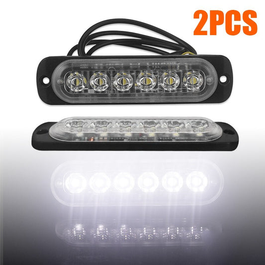 12v LED Flush Mount Flood Light Bar Driving Off-Road Led Waterproof Work Light