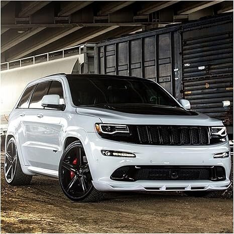 Matte Black Front Bumper Lip Splitter for Jeep Grand Cherokee SRT SRT8 2012-16