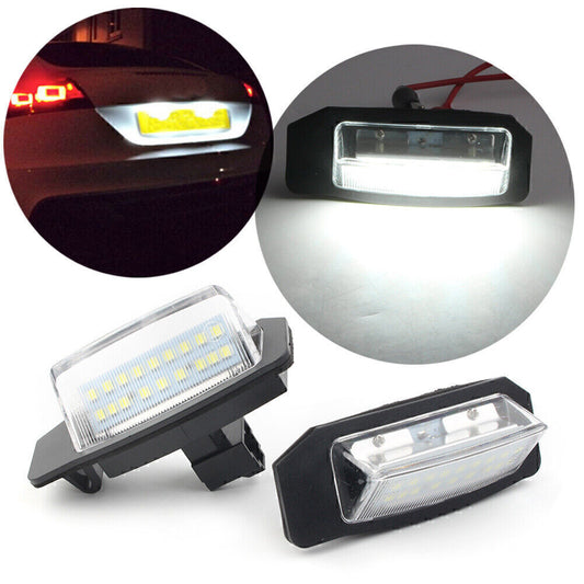 2Pcs LED License Plate Light Fits for Mitsubishi Outlander 2006-2021 / EX 2007-2017