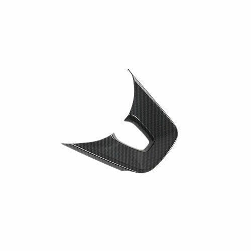 Car Inner Steering Wheel U Type Cover Trim for Kia Seltos 2020-2022 Carbon Fiber
