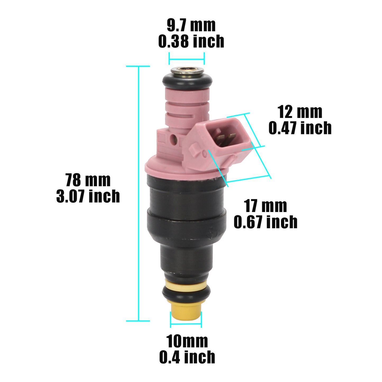 6x Fuel Injectors for BMW 328is 528i Z3 M3 E36 E46 2.8L 3.2L 0280150440 FJ357