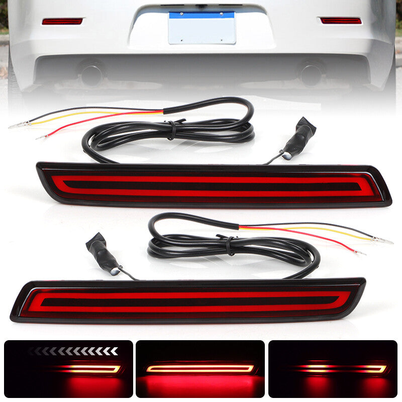 LED Rear Bumper Reflector Brake Tail Light Lamp for Chevrolet Malibu 2013-2015