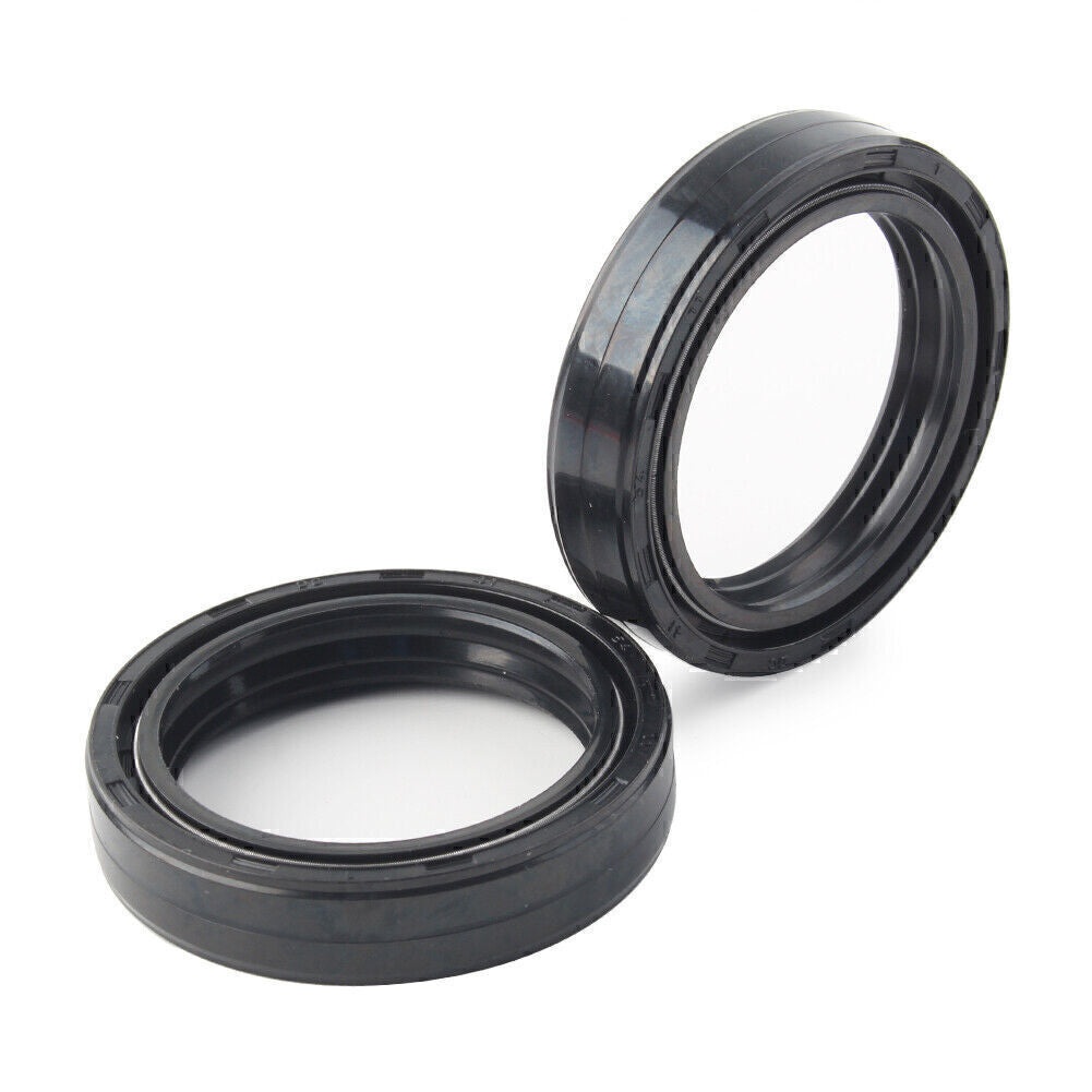 2x 43X52.9-9.5/10.5 MM Motorcycle Front Fork Damper Shock Absorber Fork Oil Seal