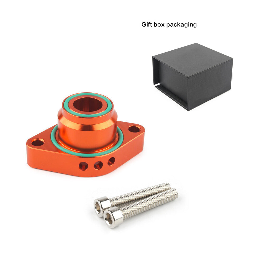 Aluminum Turbo Blow Off Valve Adapter For 1.4 TSi for VW for Audi for Seat for Skoda Orange