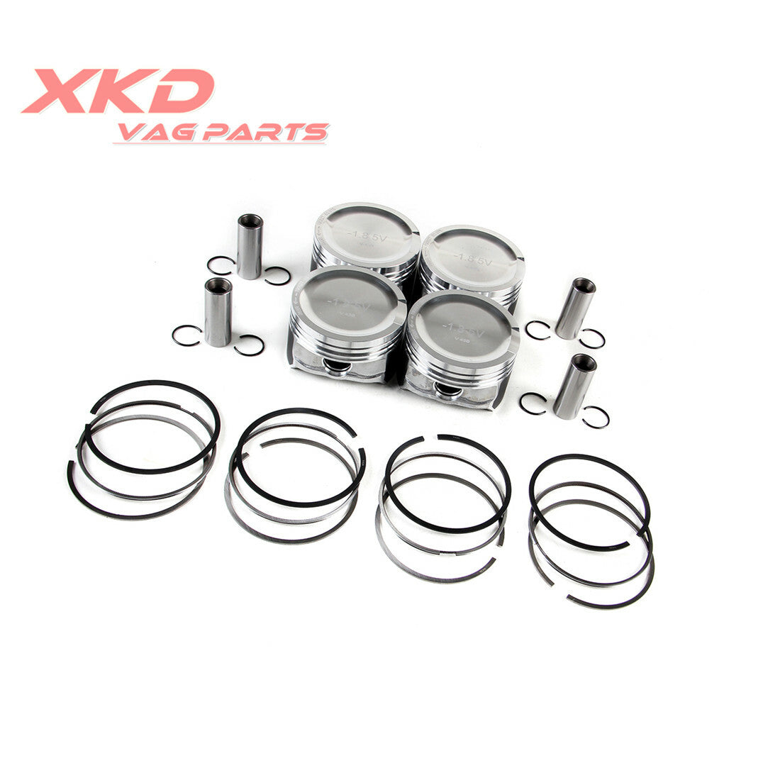 4-piece AWM AWP pistons and rings for Audi A4, A3, for Volkswagen Beetle, for Golf GTI, for Jetta , for Passat 1.8T.