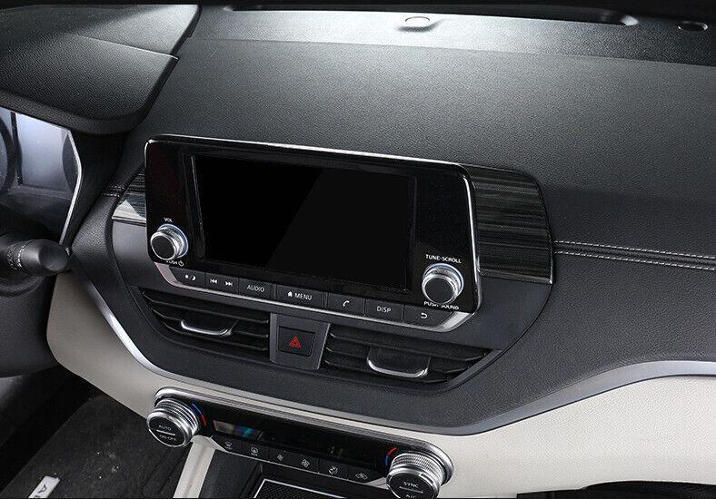 for Nissan Altima 2019-2023 Black Titanium Center Console Air Outlet Vent Trim