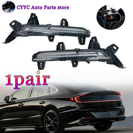 LHRH LED Rear Bumper Reflector Light Stop Lamp for Hyundai Sonata 2020-2022