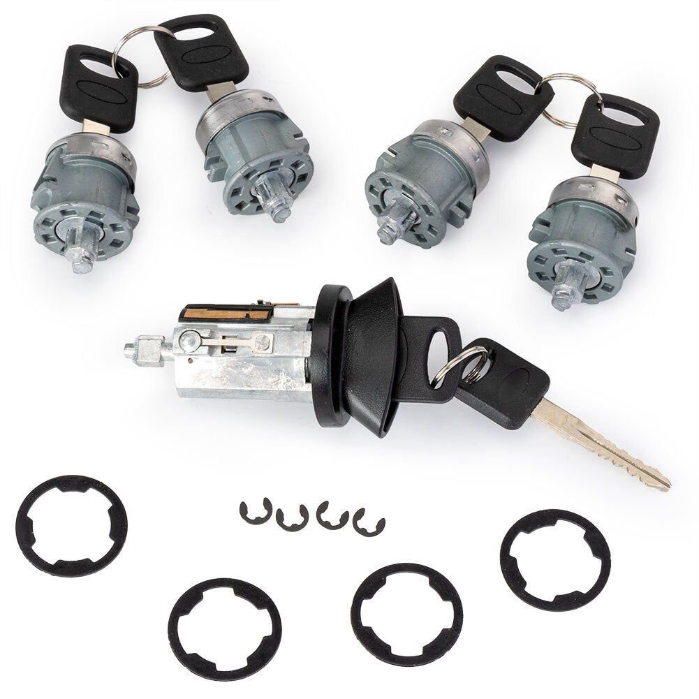 Ignition Cylinder 4 Door Lock Set for Ford Econoline Van E150 E250 E350 703369