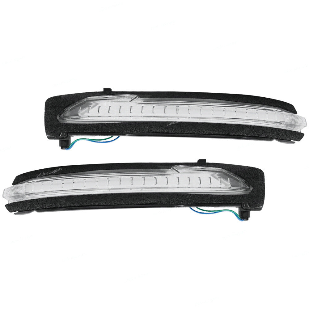 2 for Nissan Qashqai J11 for X-Trail T32 Front LR Side Mirror LED Turn Signal Light
