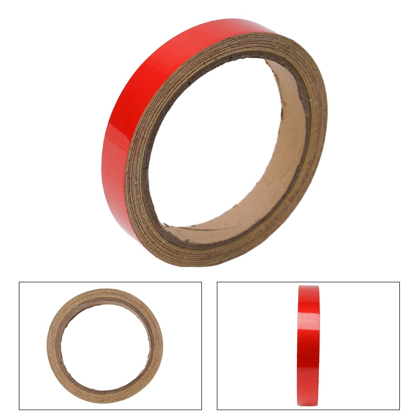 WATERPROOF CAR STICKER RED LINING REFLECTIVE FILM DECALS STRIP DECORS VINYL WRAP