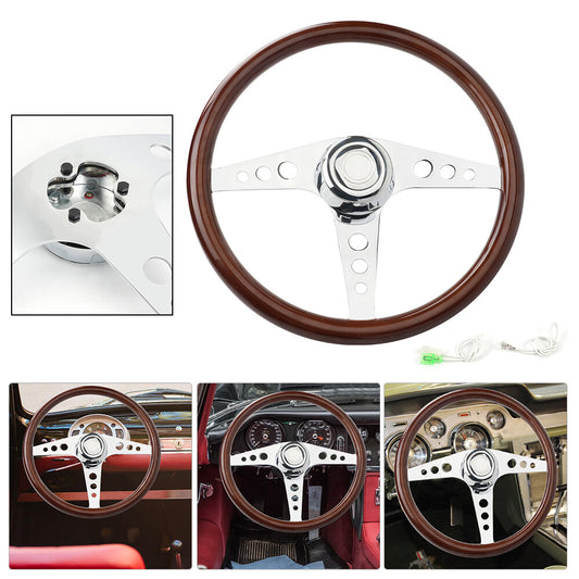 18 Real Wood truck Steering Wheel for Freightliner / for Kenworth / for Peterbilt / for Volvo