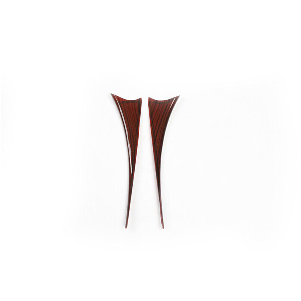 Inner Gear Shift Both Side Cover Trim 2PCS Fit for Lexus IS 2006-2011 Red Wood