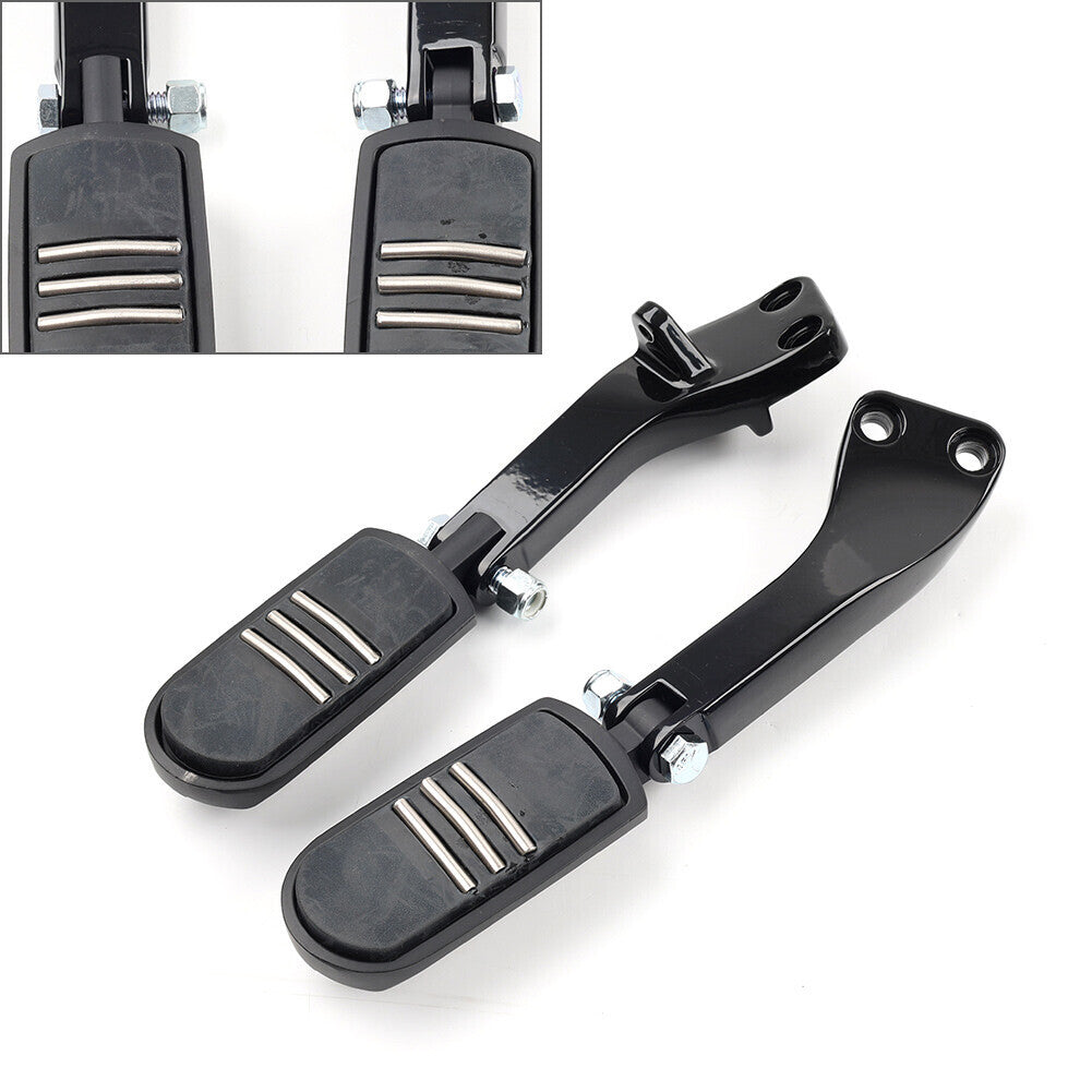 Motorcycle Passenger Foot Pegs Mount Support Bracket for Harley Dyna Glide 06-17