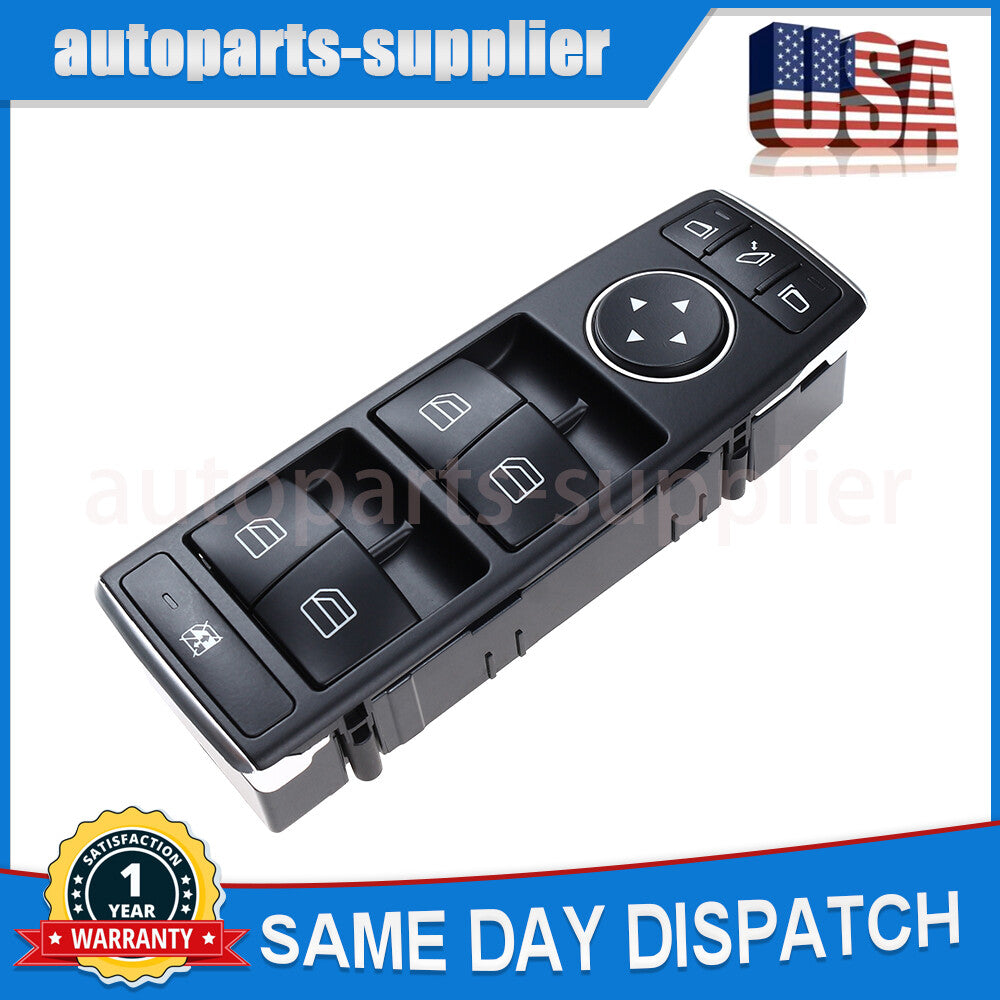 The front left driver's side power main window switch is suitable for Mercedes-Benz ML350 B250.