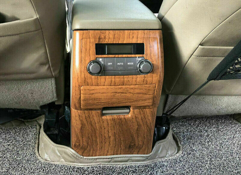Wood Grain Rear Air Outlet Vent Panel Cover Trim for Toyota Highlander 2008-2013