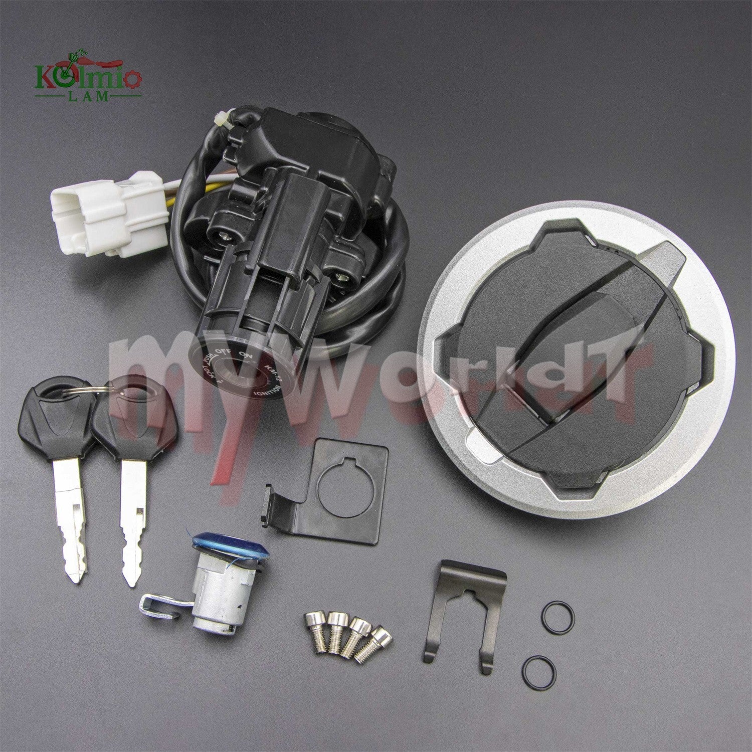 Ignition Switch Gas Cap for Seat Lock Set Fit For Z650 NINJA650 EX650 ER6F 2017-2023