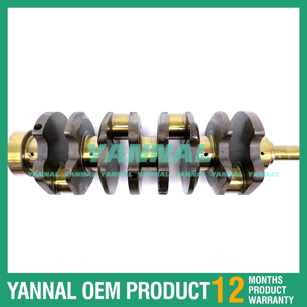 4JG2 crankshaft is suitable for Isuzu excavator parts.