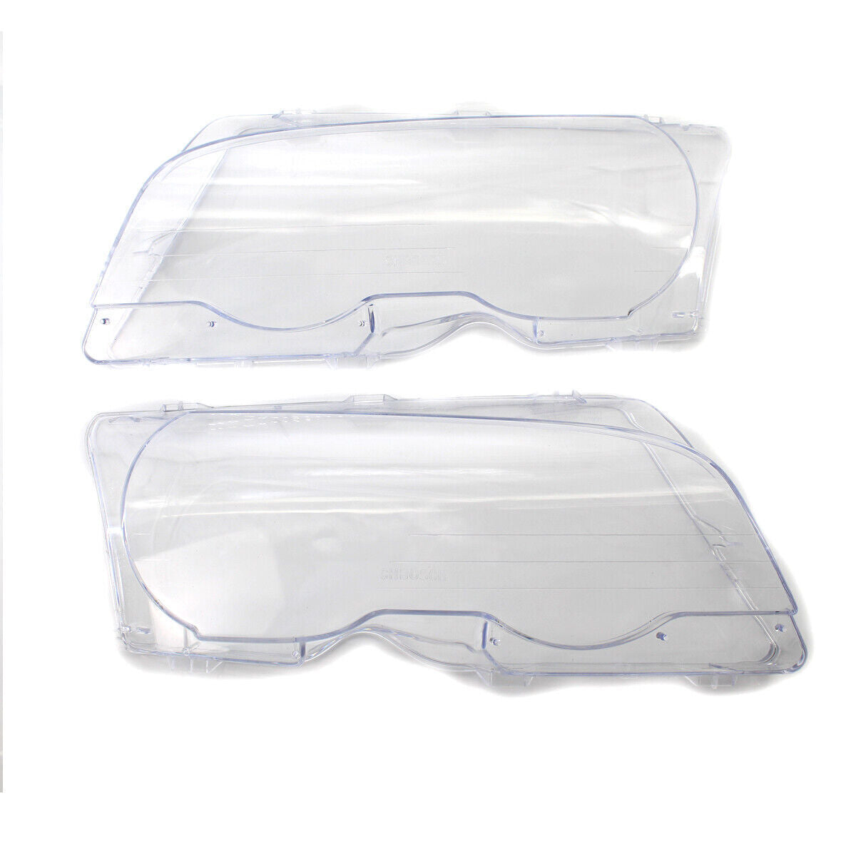 2PCS Car Headlight Cover Lens For 99-02 for BMW E46 2DR M3 2001-2006 Pre-facelift