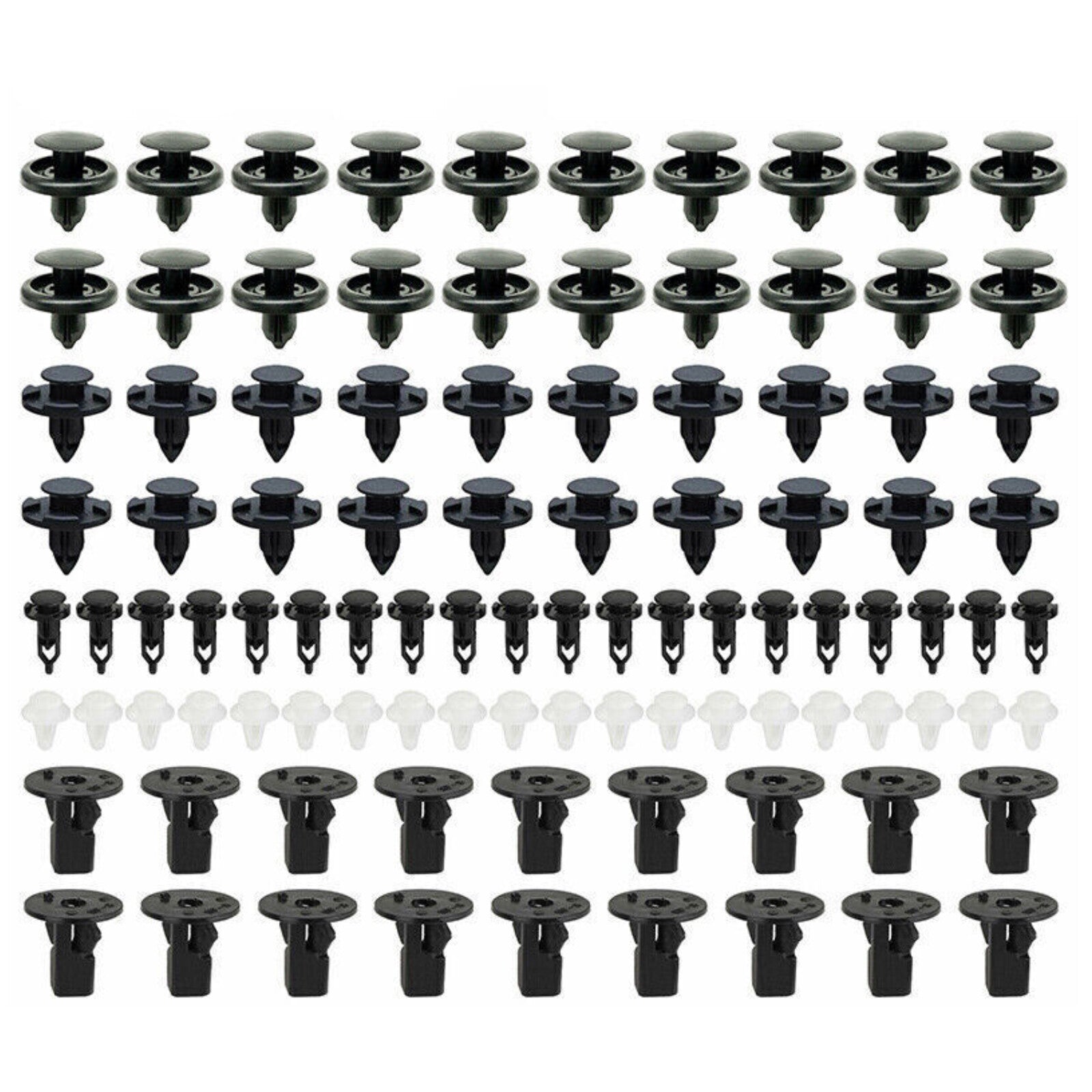 100Pcs Vehicle Body Clips Kit Push Type FastenersTool for Toyota  for Lexus
