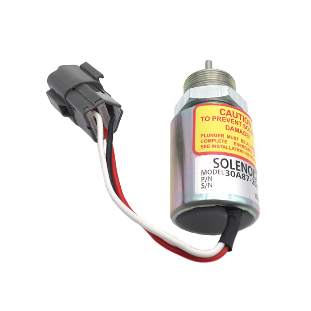 12V Fuel Shut Off Solenoid 30A87-20400 30A87-10400 for Mitsubishi L3E S3L S4L WR