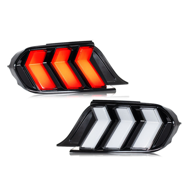 2-Pack LED Taillights for Ford for Mustang 2015-2023 Animated Sequence Rear Lights
