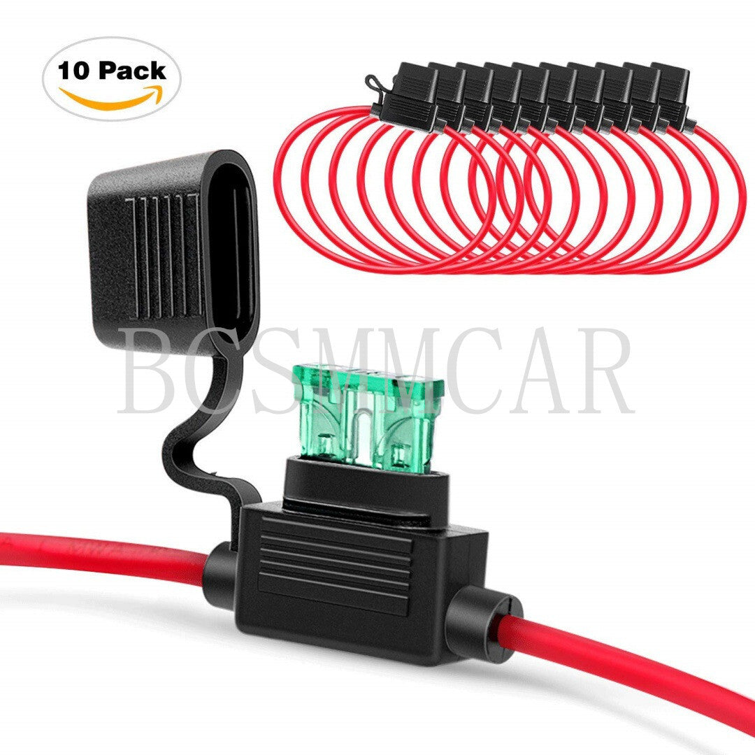 120PC Car Blade Fuse Zinc alloy plastic for Mini Small Medium Auto Fuse Holder Trim