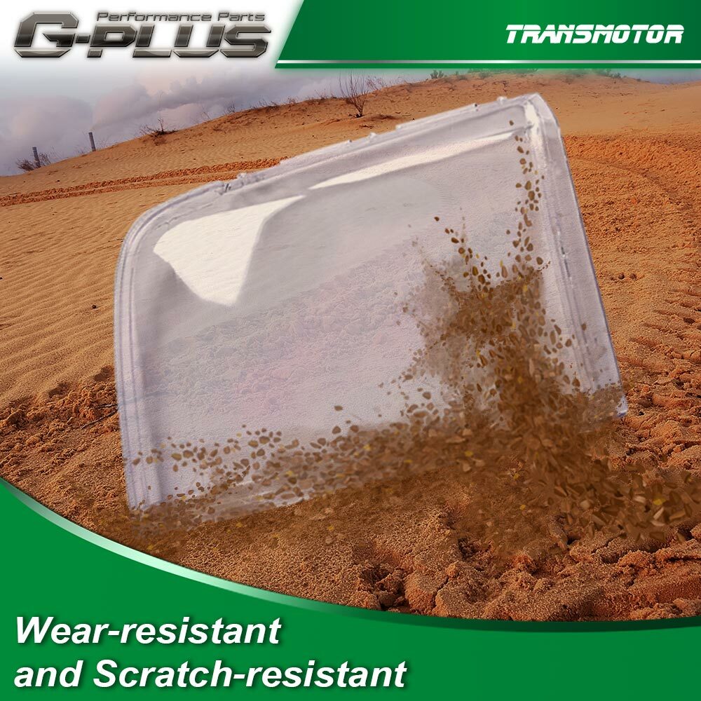 Suitable for 05-07 F250 F350 F450, excellent value transparent headlight replacement lens