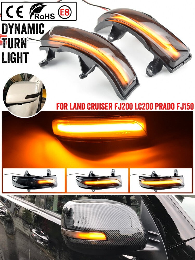 Dynamic Turn Light for Toyota for Land Cruiser FJ200 LC200 Prado FJ150 2010-2021