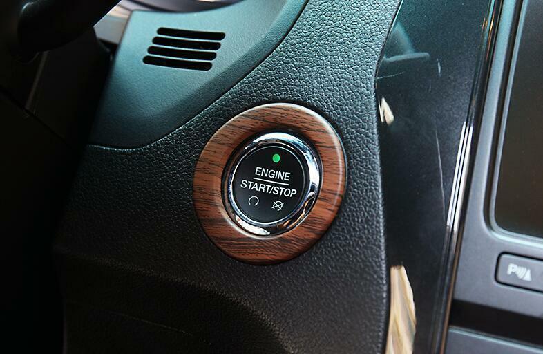 for Ford Explorer Peach Wood Grain Start Button Ignition Switch Cover 2011-2019
