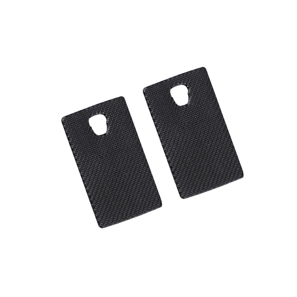 2Pcs Carbon Fiber OBD Interface Panel Trim Cover for Porsche 718 2016-2022