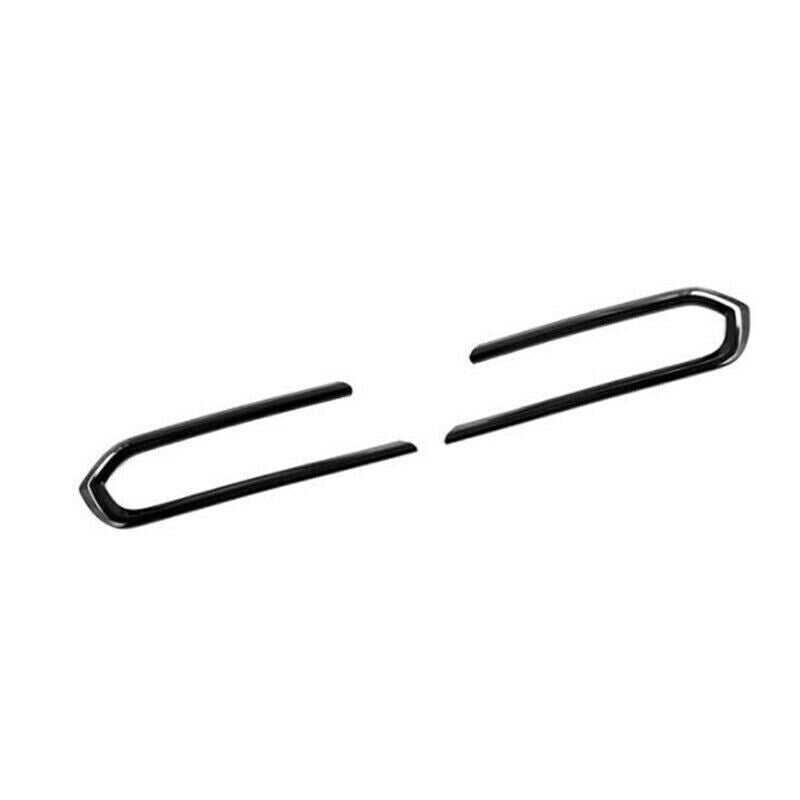 2X Gloss Black Front Fog Lamp Light Eyebrow Cover Trim for Toyota for Sienna 21-2024