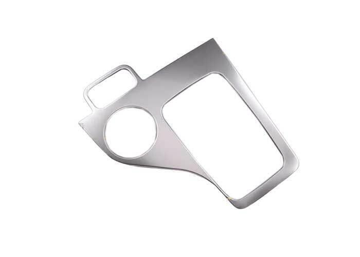 for Ford Ranger 2015-2021 Silver Steel Car Middle Console Gear Shift Frame Trim