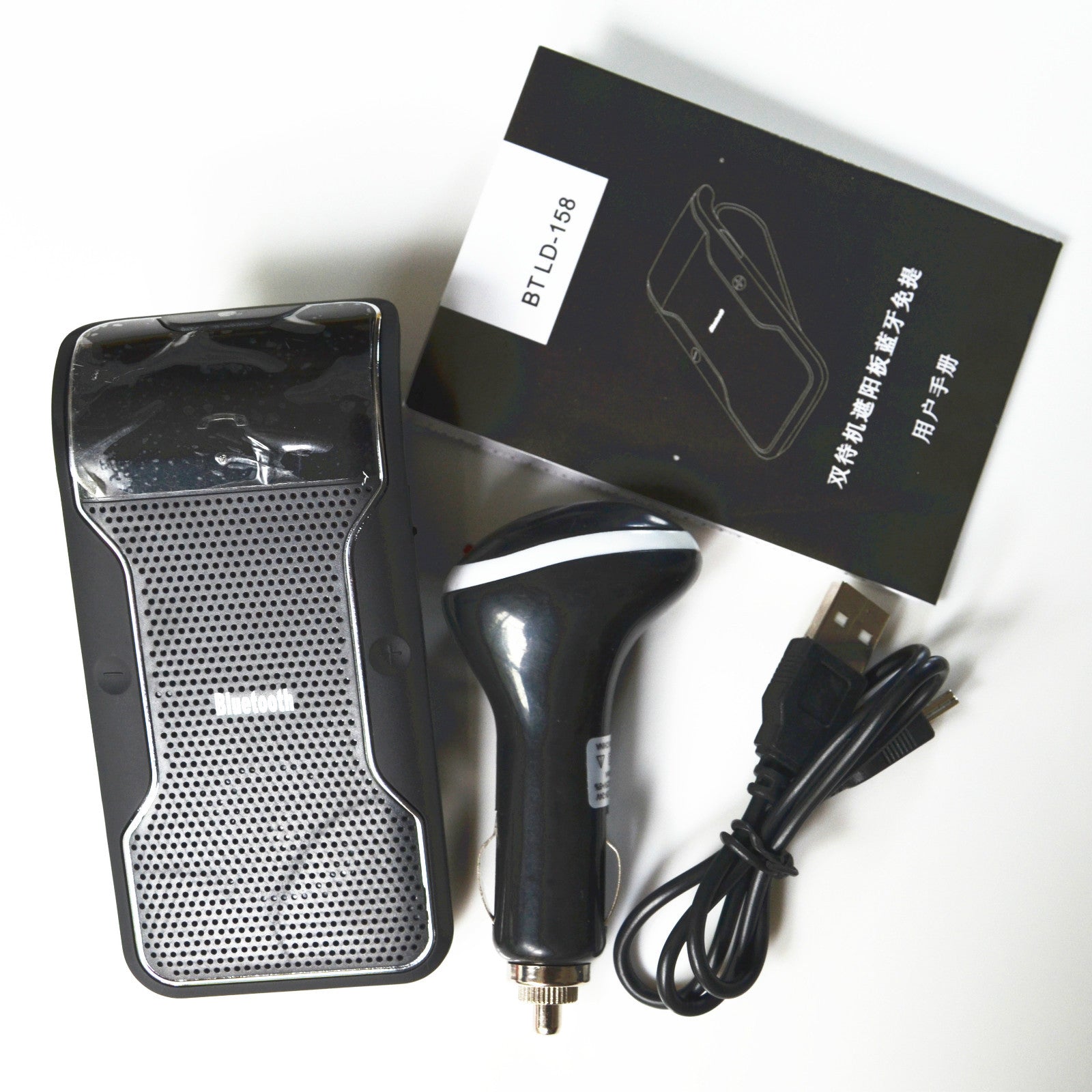 Sun Clip Car Hands Wireless Bluetooth Phone Speaker Mobile Phone Kit