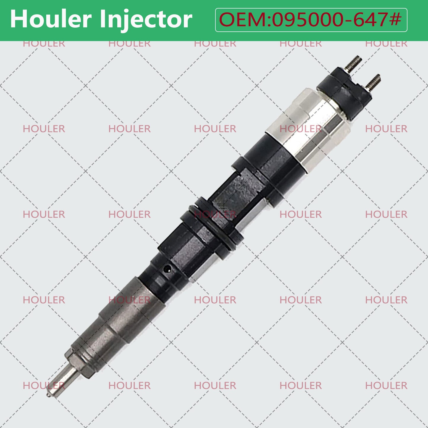 New 1PC Fuel Injector RE546777 095000-6470 for 6090 9.0L Engine