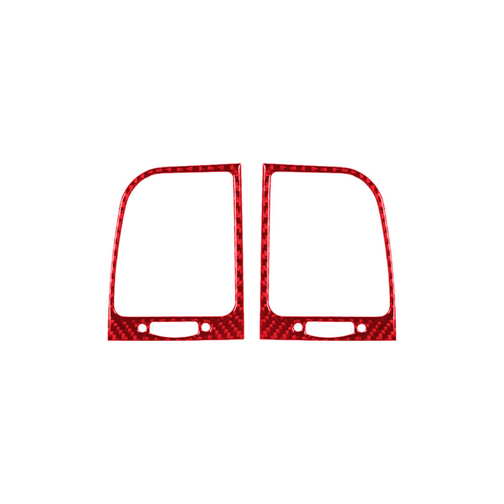 Air Vent Outlet Frame Trim Panel Carbon Fiber Interior for Acura TSX 2003-08 Red