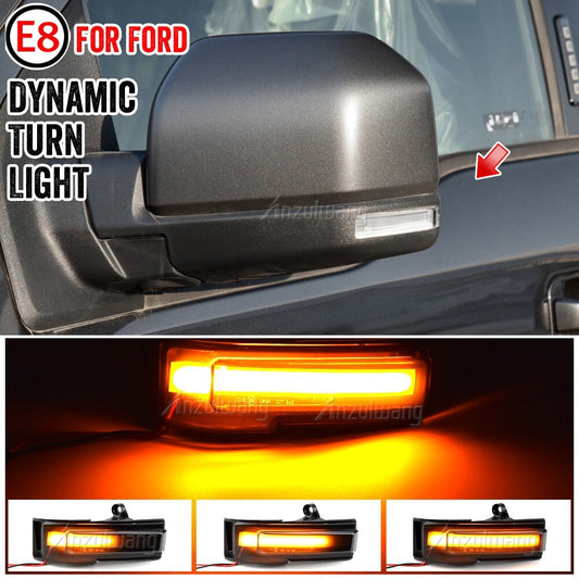 Dynamic Side Turn Signal Light for Ford F-150 2015-2020 FL3Z-13B375-AA