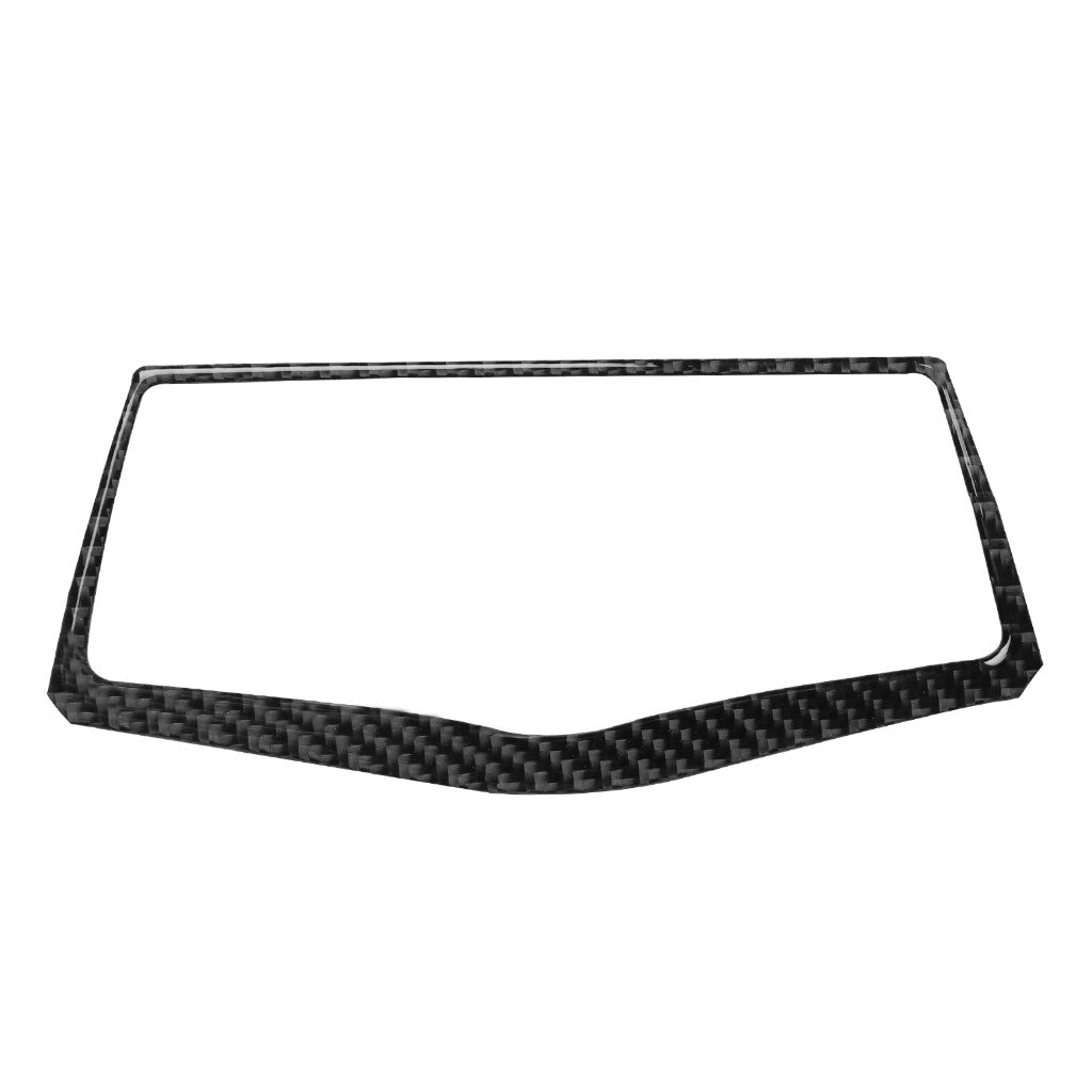 Carbon Fiber Multimedia Button Frame Cover Trim for Nissan 370Z 2009-2020