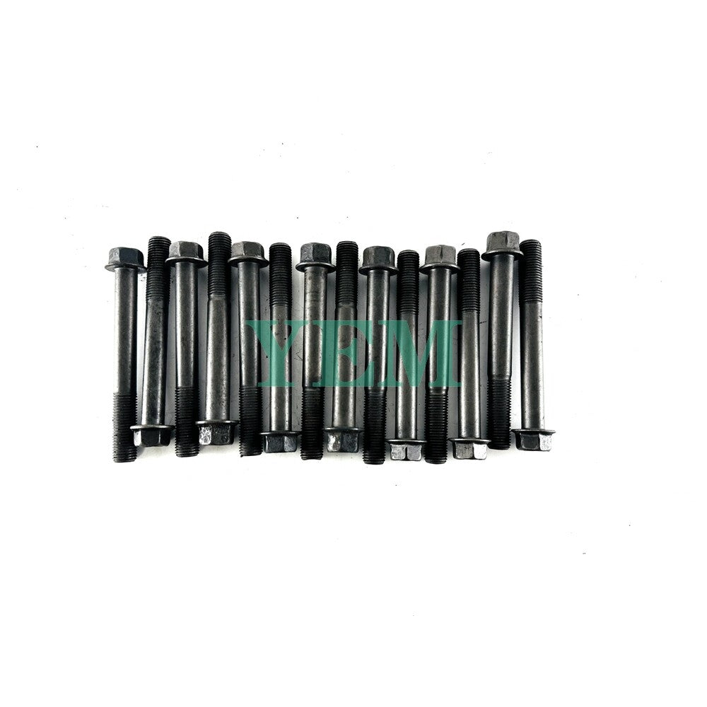 1 Set Engine Head Bolt 14pcs For Yanmar 3TNV82 Engine 3TNV82 Cylinder Head Bolt