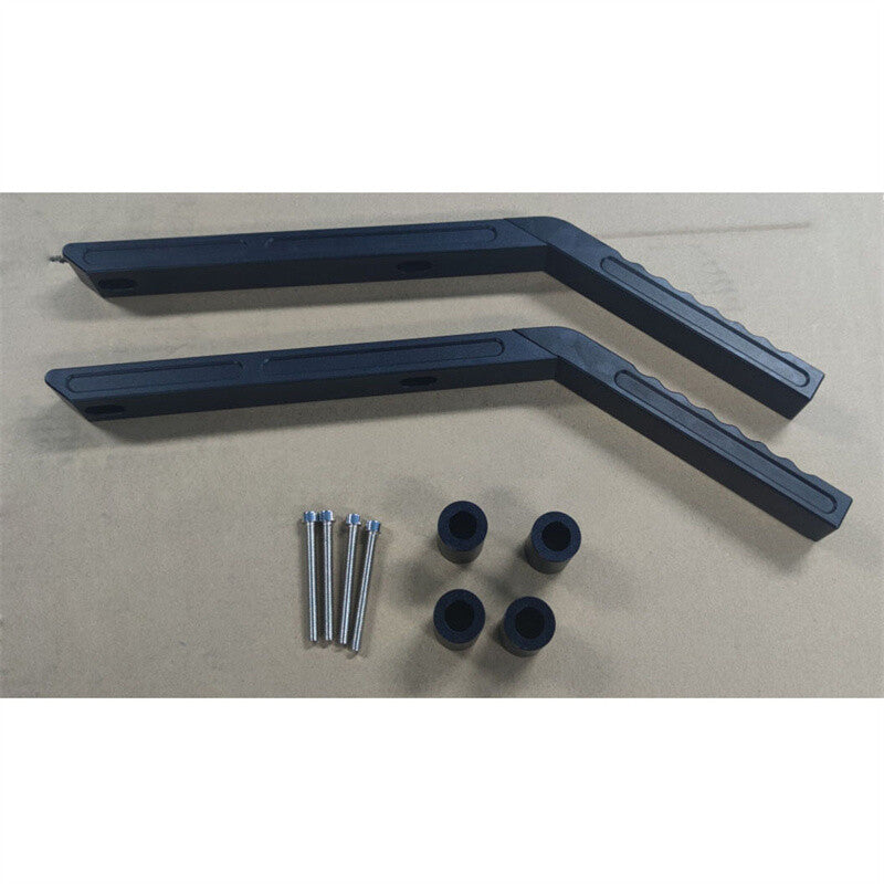 Black rear grip handlebar aluminum, compatible with for Jeep for Wrangler JK 07-18