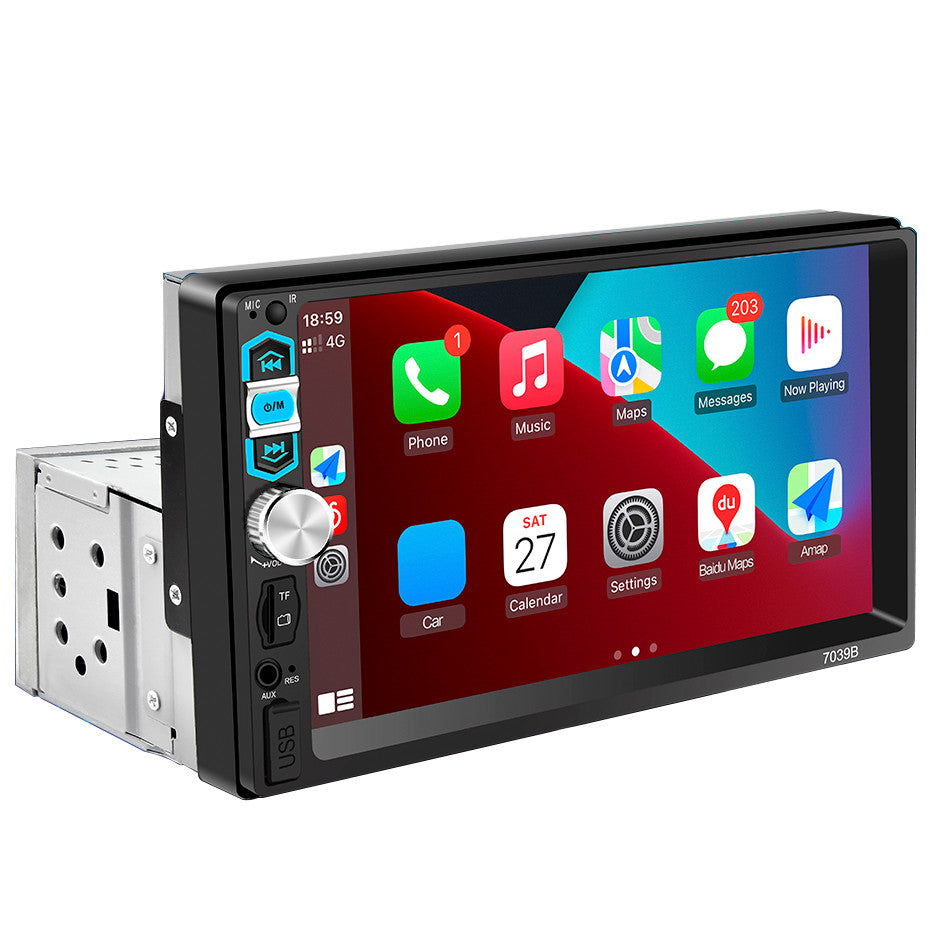 7in 1DIN Car Stereo Radio Bluetooth Touchscreen USB AUX-IN FM Video MP5 Player