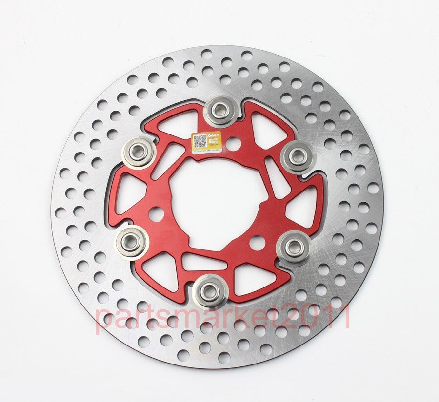 Red 220MM Adelin Floating Disc Brake Rotor for Honda Ruckus Bikes 58MM 70MM
