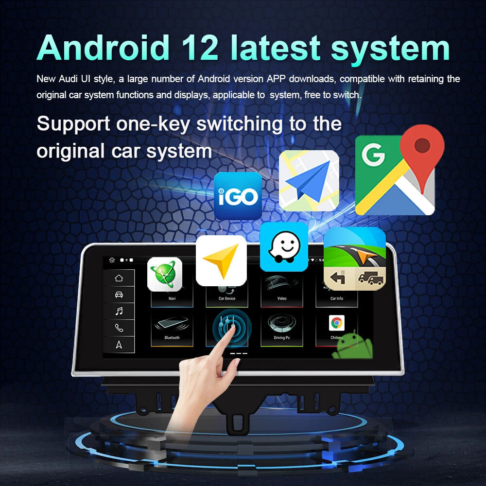 for Audi Q3 Screen Multimedia Video Player GPS Navi Stereo Android Car AutoRadio