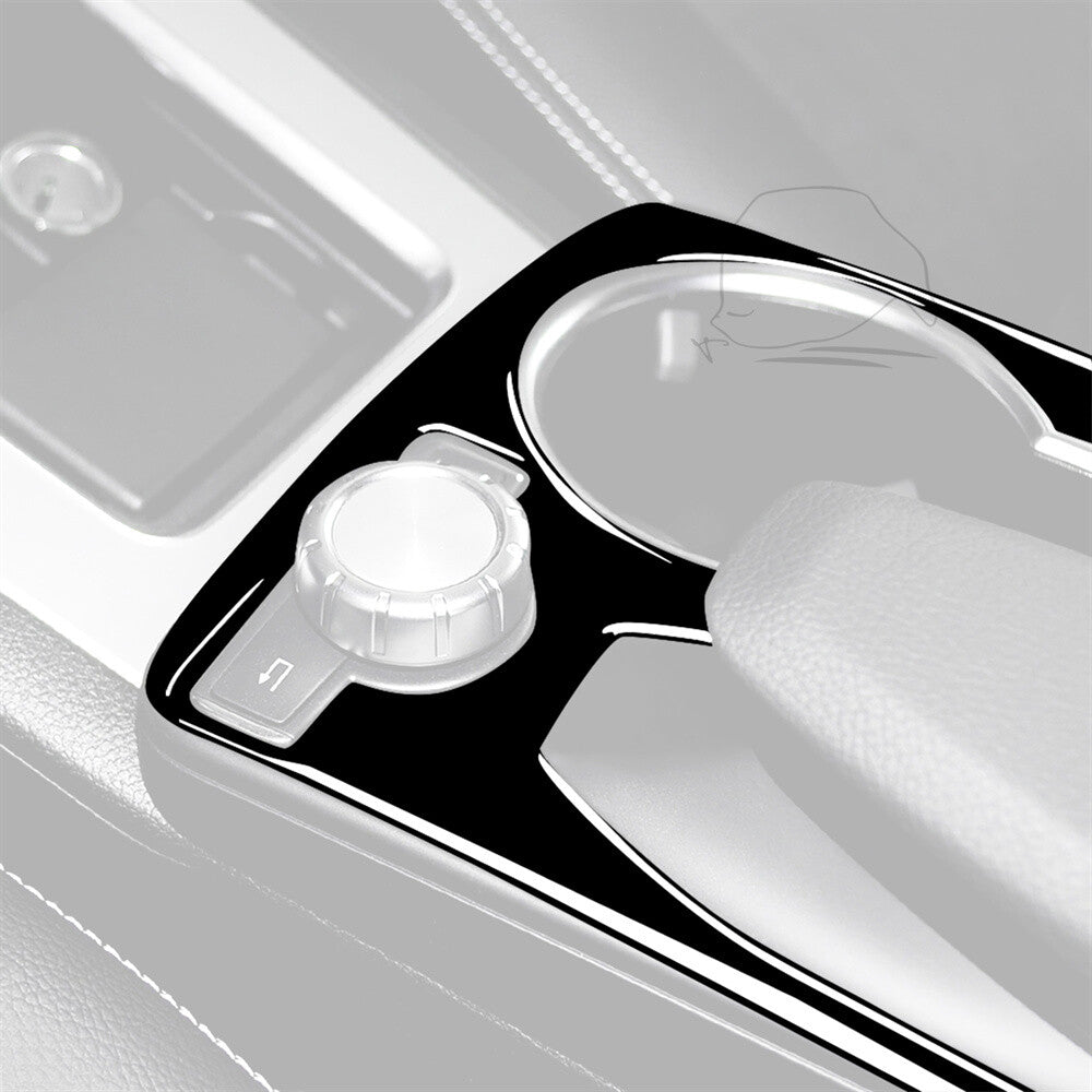 Gloss Black Console Water Cup Holder Trim for Mercedes-Benz GLK Class X204 08-15