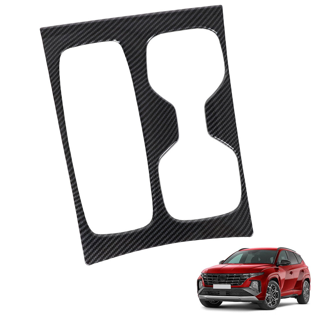 Carbon Fiber Style For 2022-2025 for Hyundai for Tucson Car Gear Shift Panel Cover Trim?