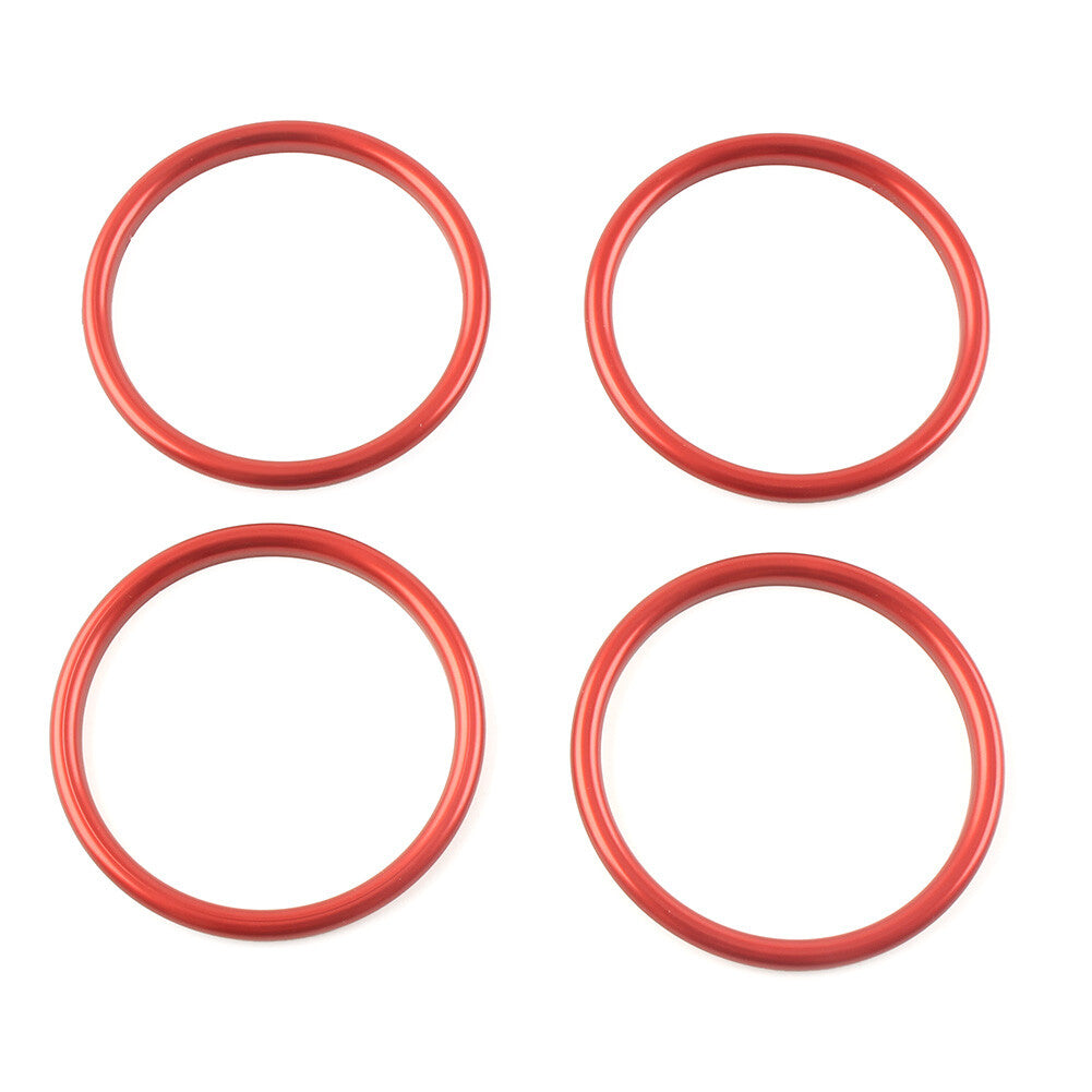 for Audi A1 S1 8X Center Console Air Condition Vent Outlet Ring Cover Trim Red