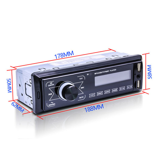 Bluetooth Car Stereo Audio In-Dash FM AUX Input Receiver USB SD MP3 Radio Player
