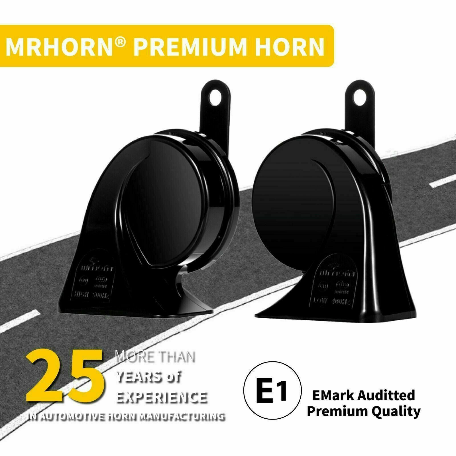 for JEEP GRAND CHEROKEE COMPASS for WRANGLER RENEGADE 12v Premium Electric Horns 2PC